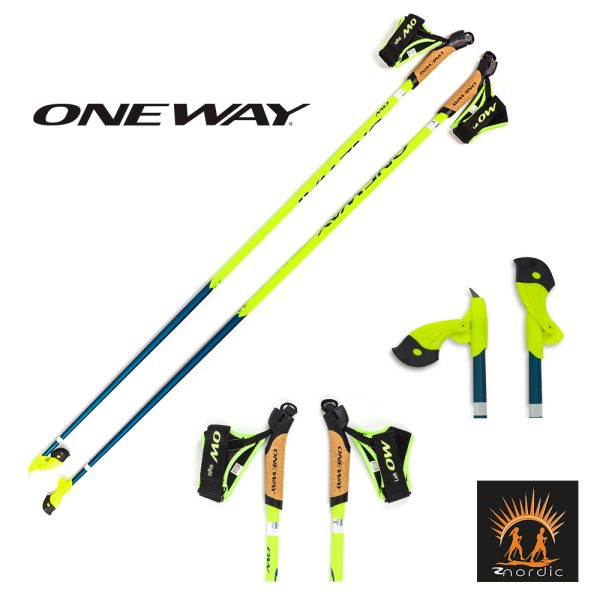 Kije Nordic Walking –  One Way Team 16 - 120 cm