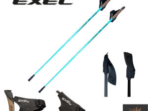 Kije Nordic Walking – EXEL Trainer QR 50 % carbon 105 cm